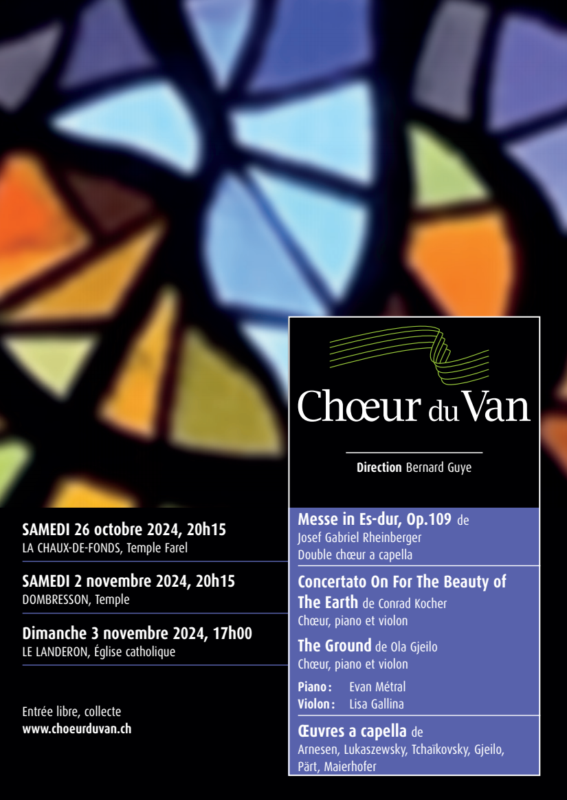 Concert 1 du Chœur du Van